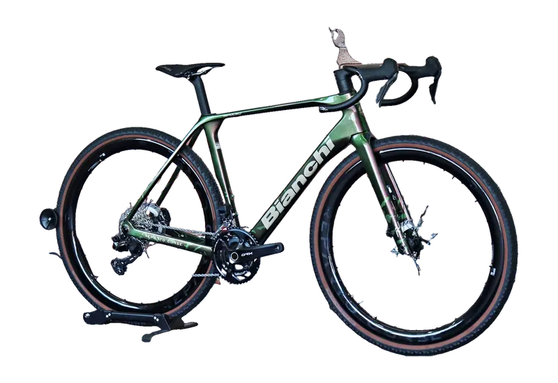 Bianchi Impulso RC GRX 825 Di2 2x12sp Raudibotn Camo / Sand