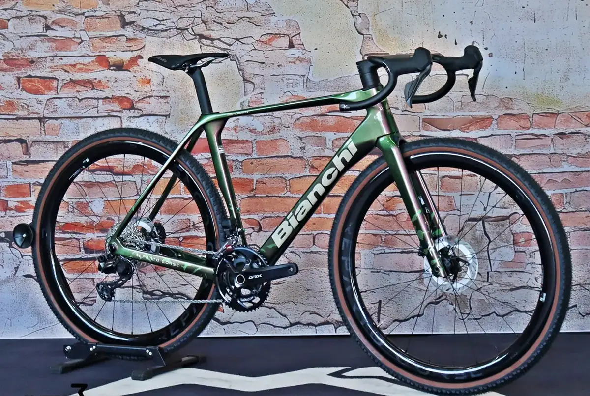Bianchi Impulso RC GRX 825 Di2 2x12sp Celeste Metallic / Graphite – Ansicht 3